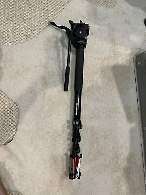 Manfrotto 561BHDV1 Video Monopod With Fluid Head Maximum Height 78  • $75