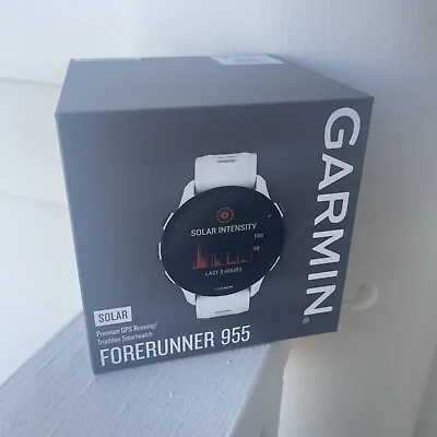 Garmin Forerunner 955 Solar Smartwatch Whitestone (010-02638-01 GPS Running Run) • $474.99