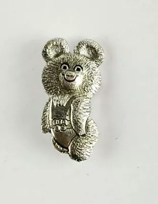 Vintage MISHA BEAR Olympics Pin Pinback • $6.87