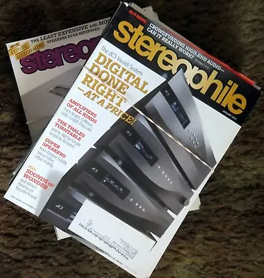 $24.95 • Buy STEREOPHILE Magazine - Year Lots From 1986 - 2019