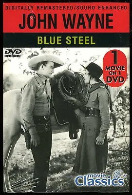 BLUE STEEL DVD B&W Western Stars John Wayne Eleanor Hunt Gabby Hayes • $4.89
