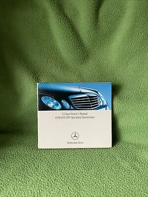 £23.99 • Buy DVD 2006-2009 Mercedes Benz E-Class Owner's Manual COMAND APS Instructions W211