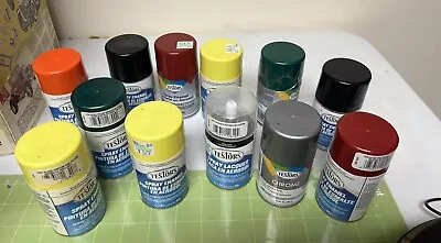 Testors Spray Paint  Lot 3 FL OZ Cans Model Spray Paint • $39.99