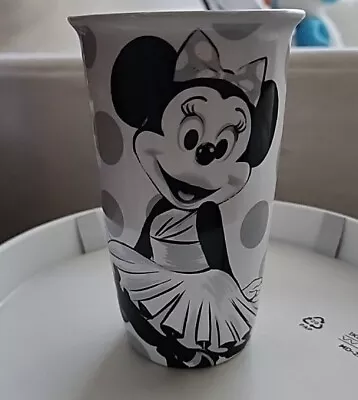 Disney Travel 12oz Minnie Mouse Polka Dots Ceramic Coffee Mug Tumbler • $25