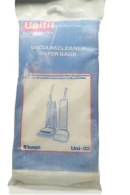 1 X 5 Vacuum Cleaner Dust Bags For Clarke Electrolux Goblin   (UNI 32  )  • £4.99