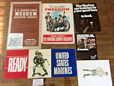 USMC 1950 Marine Corps Quantico Marines Official Poster Original Historical Mili • $189.99