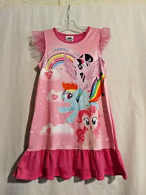 XS My Little Pony Girl Pink Short Sleeve Night Gown • $2