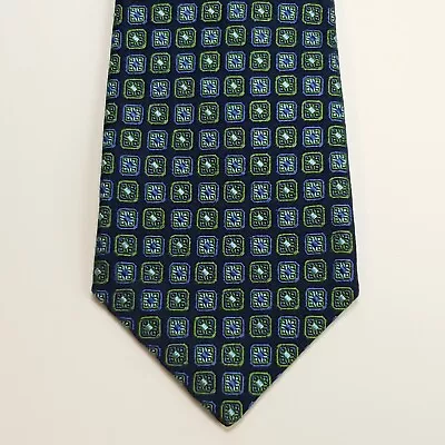 Kiton Seven Fold Men's Neck Tie 100% Silk Geometric Jacquard Made In Italy 58  • $79.99