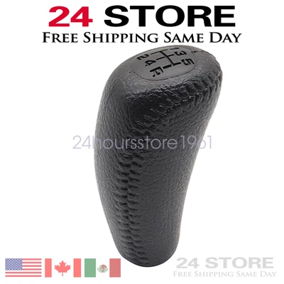 $19.25 • Buy Fit For Honda Acura Integra 1994-01 5 Speed 1pcs Shift Knob Black Rubber Leather