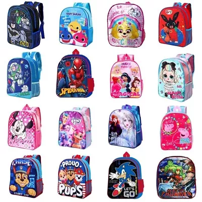 Boys Girls Kids Backpack Childrens Character Rucksack Junior Toddlers School Bag • £9.99