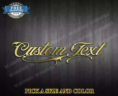 Custom TATTOO Windshield Decal Car Truck SUV Window Sticker Banner JDM Muscle #E • $13.99