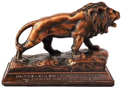 Vintage MGM Bronze Lion Paperweight Circa 1930s • $2250