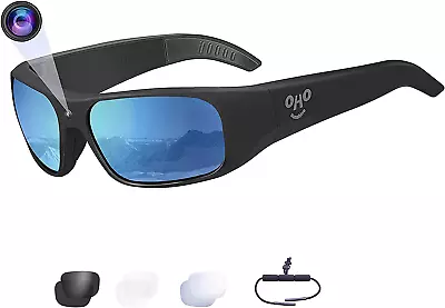 Waterproof Video SunglassesXtreme Sporting 1080P HD Video Recording Camera And  • $107.95