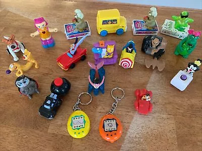 Large Lot Mcdonalds Burger King Wendy's Fast Food Happy Meal Toys Vintage 80’s + • $15