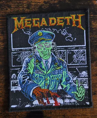 Megadeth Vintage Patch 1990 Unused - Rust In Peace Vic Rattlehead Thrash • £19