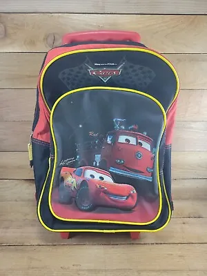 Disney Pixar Cars Rolling Lightning McQueen Luggage Kids Suitcase Backpack • $14.99