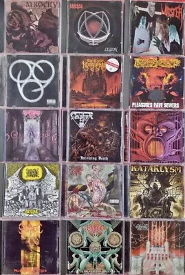 Lot Of 3 CDs Death Metal All Discs Playable Some Cases Show Wear ALL GOOD-MINT • $27.99