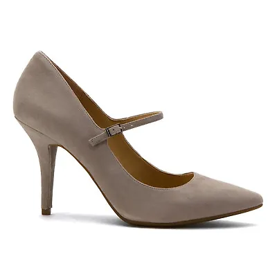 Michael Kors Womens Claire Flex Mary Jane Suede Pointed Toe Ankle Strap Size 6 • $89.99