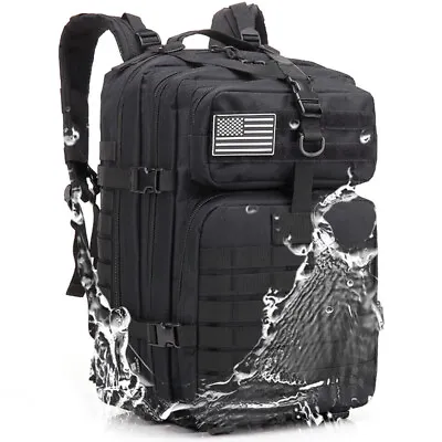 Tactical Military Backpack 50L Waterproof Army Rucksack Hiking Laptop Backpack • $33.99