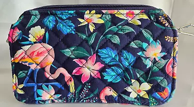 Vera Bradley RFID All In One Crossbody Bag Flamingo Garden • $48