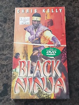 BRAND NEW Black Ninja (VHS 1998) Chris Kelly RARE Sealed OOP • $42.99
