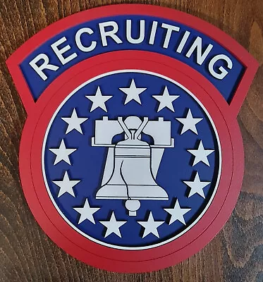 8  US Army Recruiting Command USAREC SSI Insignia Patch Plaque  • $40