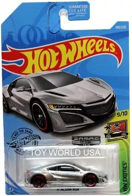 $4.50 • Buy 2019 Hot Wheels #199 HW Exotics '17 Acura NSX Zamac