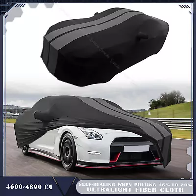 Grey/Black Indoor Car Cover Stain Stretch Dustproof For NISSAN GT-R • $108.99