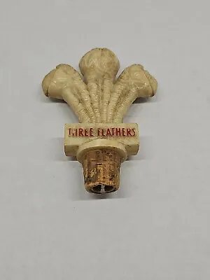 Vintage Bar Liquor Bottle Vintage Three Feathers Pourer Stopper Spout Dispenser • $4.99