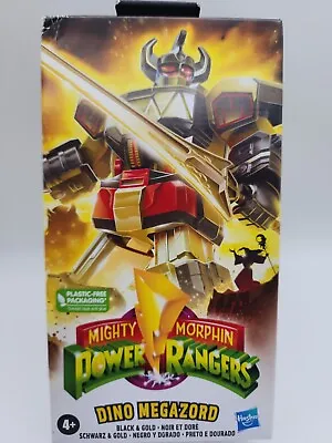 Mighty Morphin Power Rangers Black & Gold Dino Megazord Exclusive Figure - NEW • $13.49