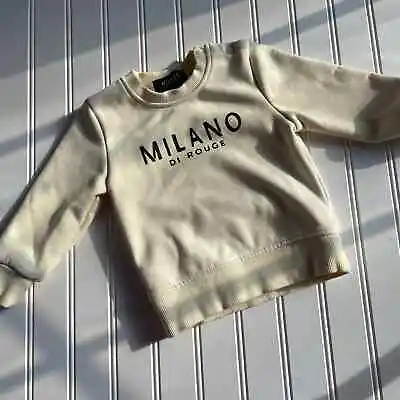 Milano Di Rouge Lux Baby Signature Crew Neck Sweatshirt Size 12-18 Month • $30