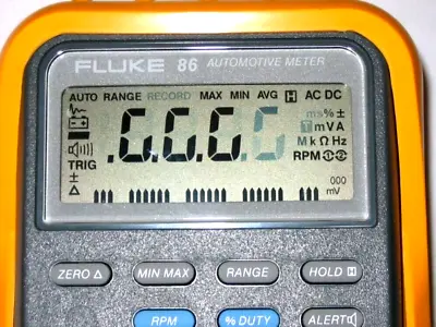 Fluke 88  86 + MAC Tools ET-88 + MD-88 Repair Kit  Faded Display • $19.95