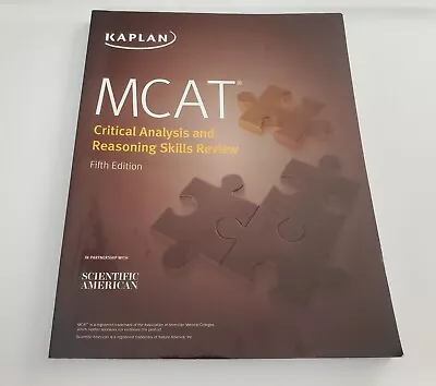 Kaplan MCAT Critical Analysis And Reasoning Skills Review Fifth Edition • $11.99