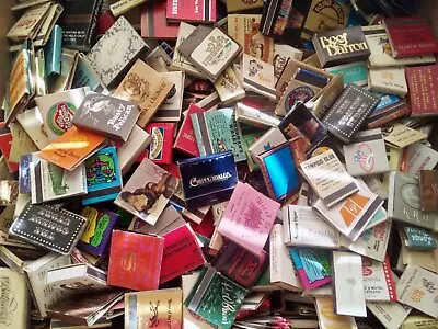 Lot Of 50 Vintage Matchbook Unstruck Retro Match Book US LV EU Asia Mixed • $20.99