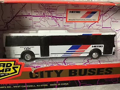 Road Champs CITY BUSES METRO Metropolitan Transit Authority Bus HOUSTON TX 1996 • $19.94