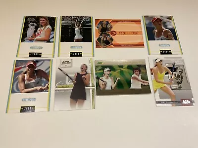 Lot Of 8 Maria Sharapova Tennis Cards W/ Anna Kournikova & Billie Jean King Exc. • $15