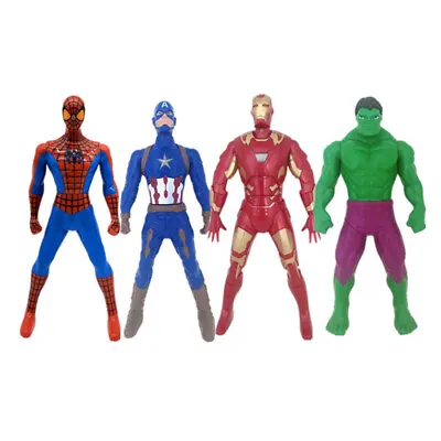 Marvel Avengers Iron-man Spiderman-Action Hulk Figures Super Hero Toys Gift 18cm • £5.99