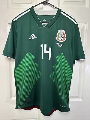 Adidas Javier Hernández Chicharito Mexico 2018 World Cup Home Authentic Jersey L • $199.99