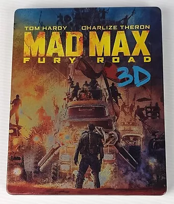 Mad Max Fury Road 3D & 2D Steelbook - Genuine Region B Blu-Ray 2015 Tom Hardy • $16.95