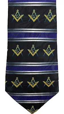 Steven Harris Men's Masonic Necktie Mason Neck Tie Stock 9 • $17.99