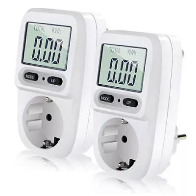 Set Of 2 Energy Cost Measuring Devices Electricity Meters Energy Meters Elect • $37.11