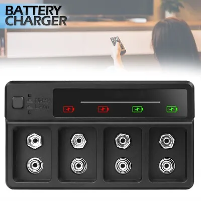 £7.33 • Buy Universal Smart Battery Charger For 9V Ni-MH Li-ion Rechargeable Batteries New