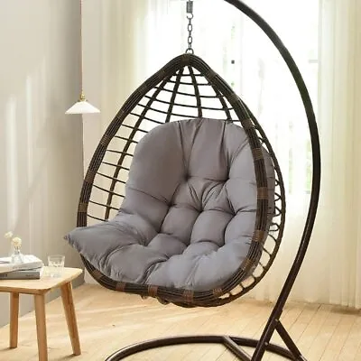 $44.64 • Buy Hanging Egg Chair Cushion Swing Chair Cushion Outdoor Soft Seat Back Pad Covers
