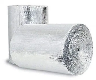 Reflective Foil Insulation Roll Double Bubble Reflectix 3FT X 100FT R8 (SECONDS) • £140.35