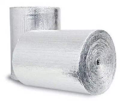 Reflective Foil Insulation Roll Double Bubble Reflectix 3FT X 50FT R8 (SECONDS) • £108.59