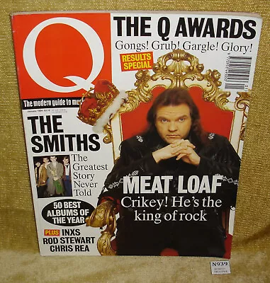 VINTAGE Q MAGAZINE - ISSUE 88 - JANUARY 1994 - MEATLOAF THE SMITHS COVER 90s • £6.99