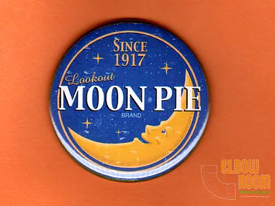 One 2.25  Round Moon Pie Vintage Look Fridge/locker Magnet Buttons Candy Retro • $3.75