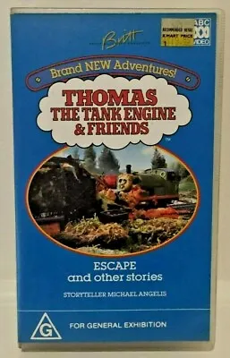 Thomas The Tank Engine VHS Escape & Other Stories ABC Video Tape 1992 TESTED • $30