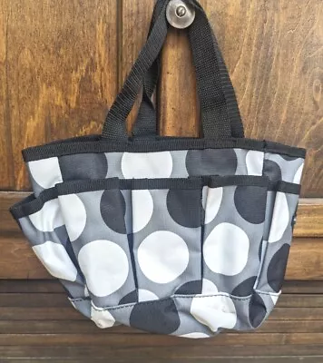 31 THIRTY-ONE Mini PAPARAZZI DOTS All In  One Organzer Tote Bin  • $10.99