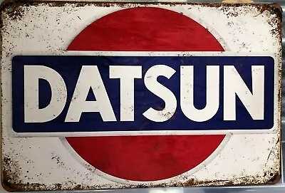 DATSUN Garage Rustic Look Vintage Tin Signs Man Cave Shed & Bar Home Decor SIGN • $10